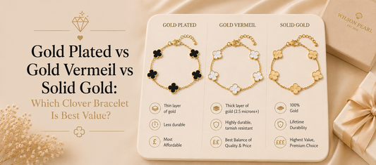 Gold Plated vs Gold Vermeil vs Solid Gold: Which Clover Bracelet Is Best Value?