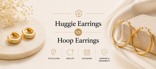 Huggie Earrings vs Hoop Earrings - What’s the Difference and Which Should You Choose?