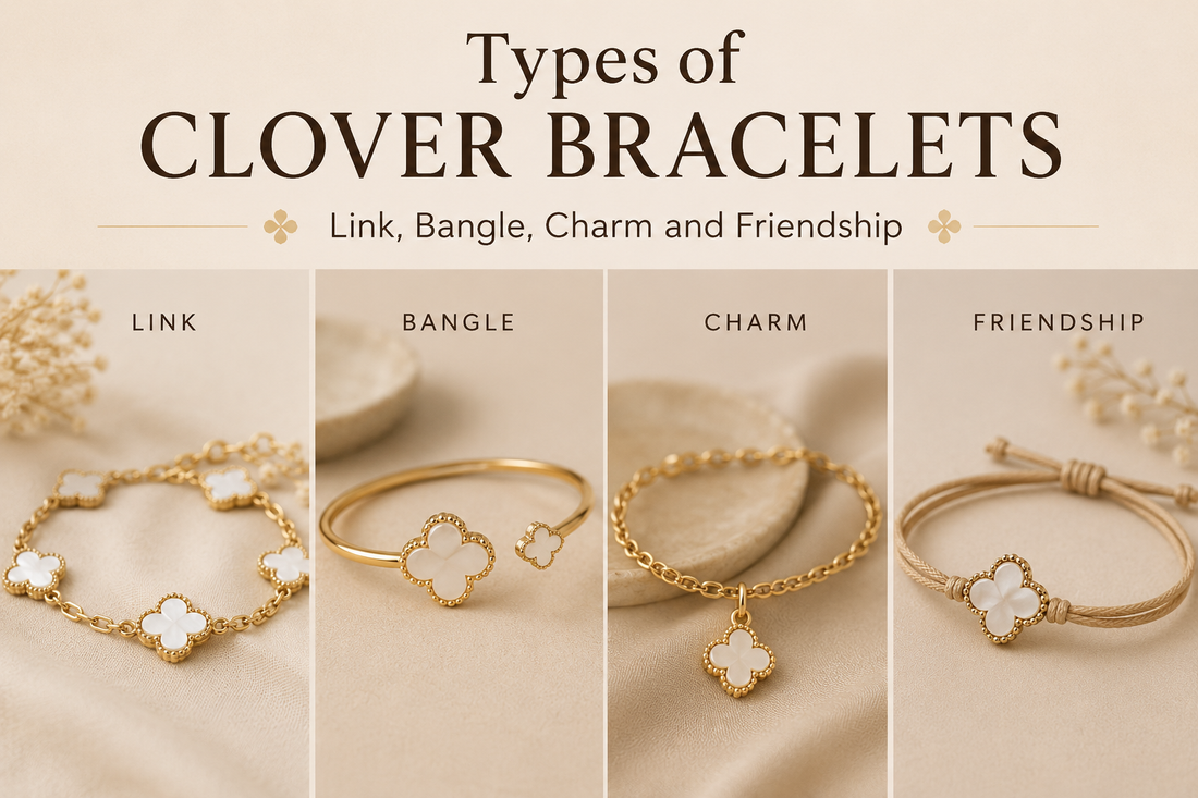 types of clover bracelets