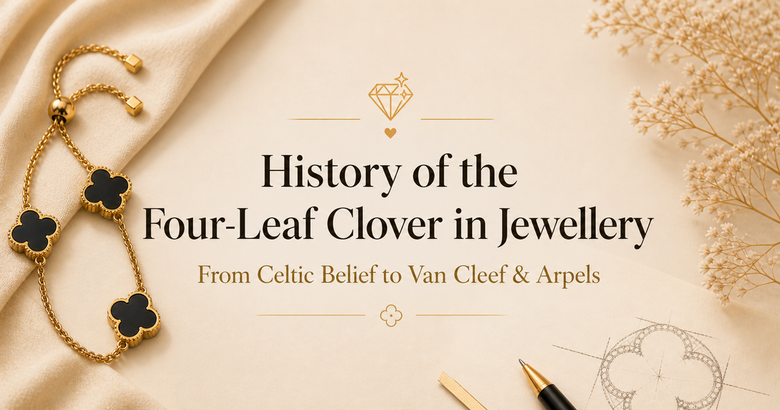 history of the four leaf clover in jewellery