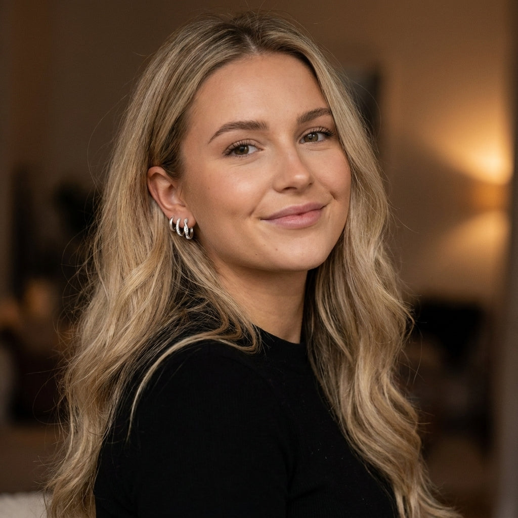 925 Sterling Silver Twist CZ Huggie Hoop Earrings Set of 3 Pairs - Silver